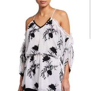 Holden Embroidery Drop Waist Top